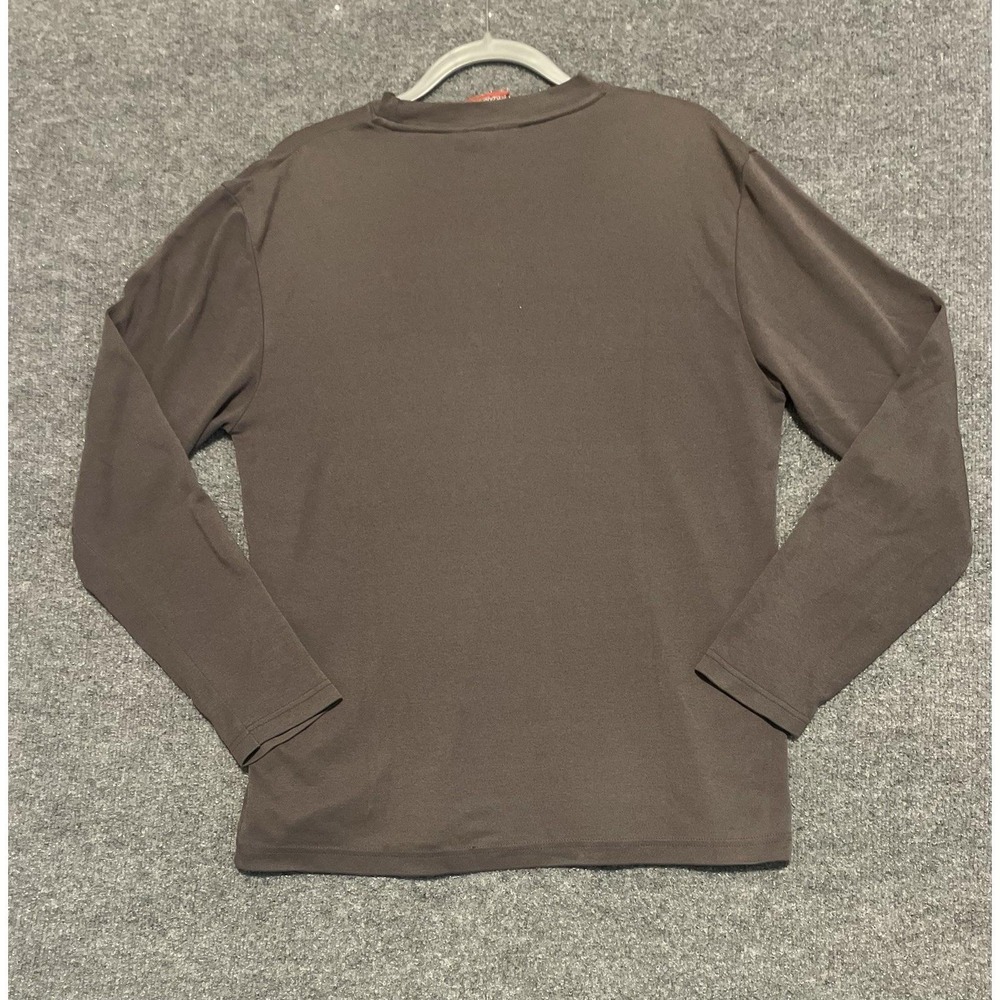 Vintage Sean John Brown Long Sleeve Large shirt Embroidered Braids By Players - Picture 4 of 8